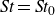 italic St equals italic St Subscript 0 Baseline