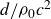 d divided by rho 0 c squared