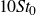 10 italic St Subscript 0