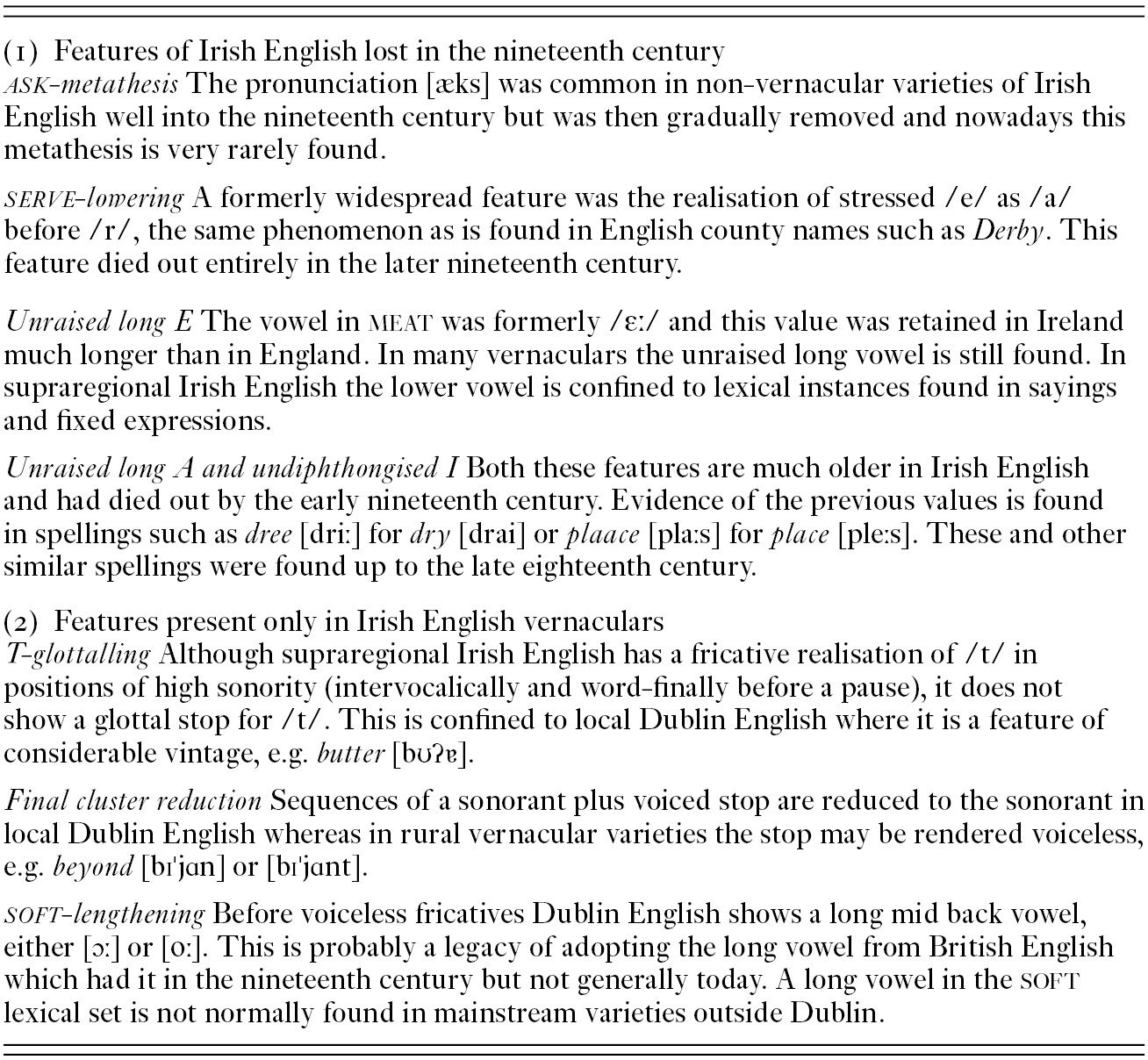 Standard Irish English (Chapter 5) - Standards of English