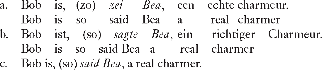 The Syntax And Prosody Of Parentheticals Chapter 2 Parentheticals In Spoken English