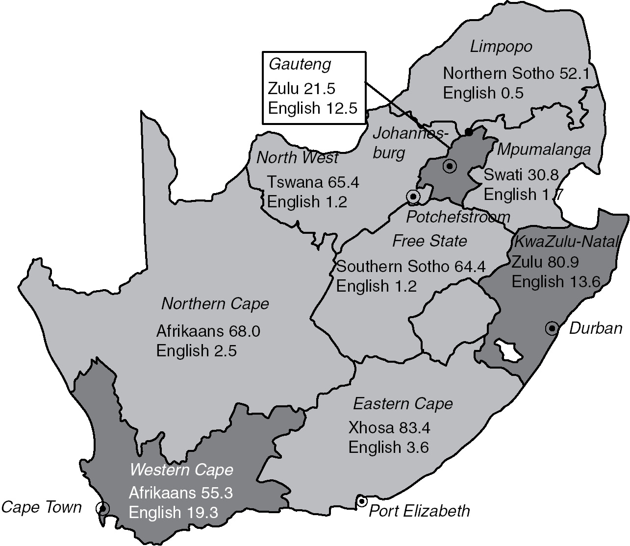 images South Africa Map Black And White local choices in south africa chapter