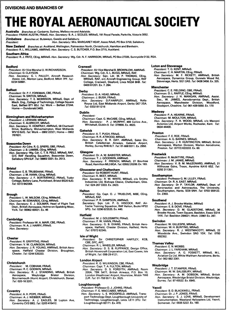 Aer Volume 85 Issue 845 Cover And Back Matter The Aeronautical Journal Cambridge Core