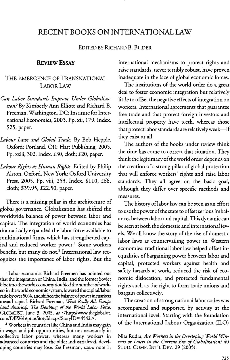 importance of international law essay