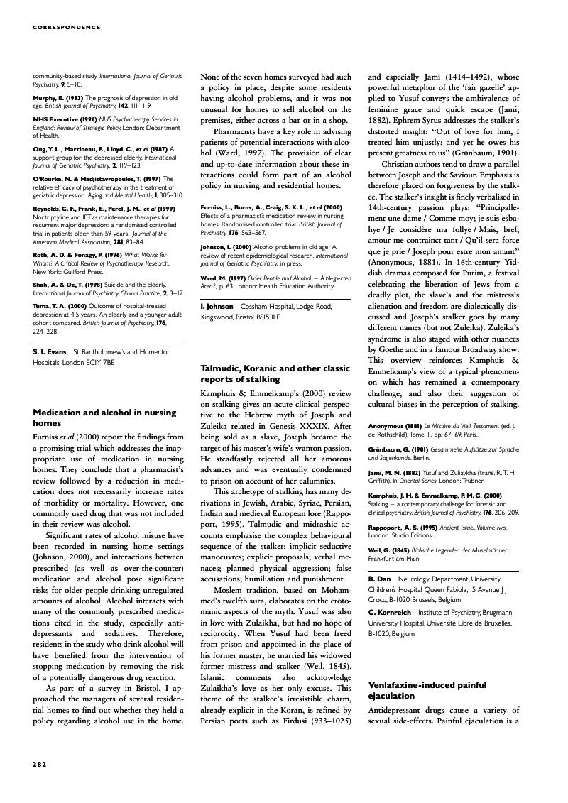 Medication And Alcohol In Nursing Homes The British Journal Of Psychiatry Cambridge Core