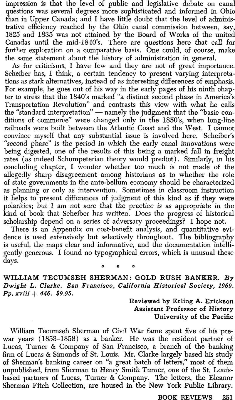 Gold Rush Banker Tecumseh William Tecumseh Sherman 