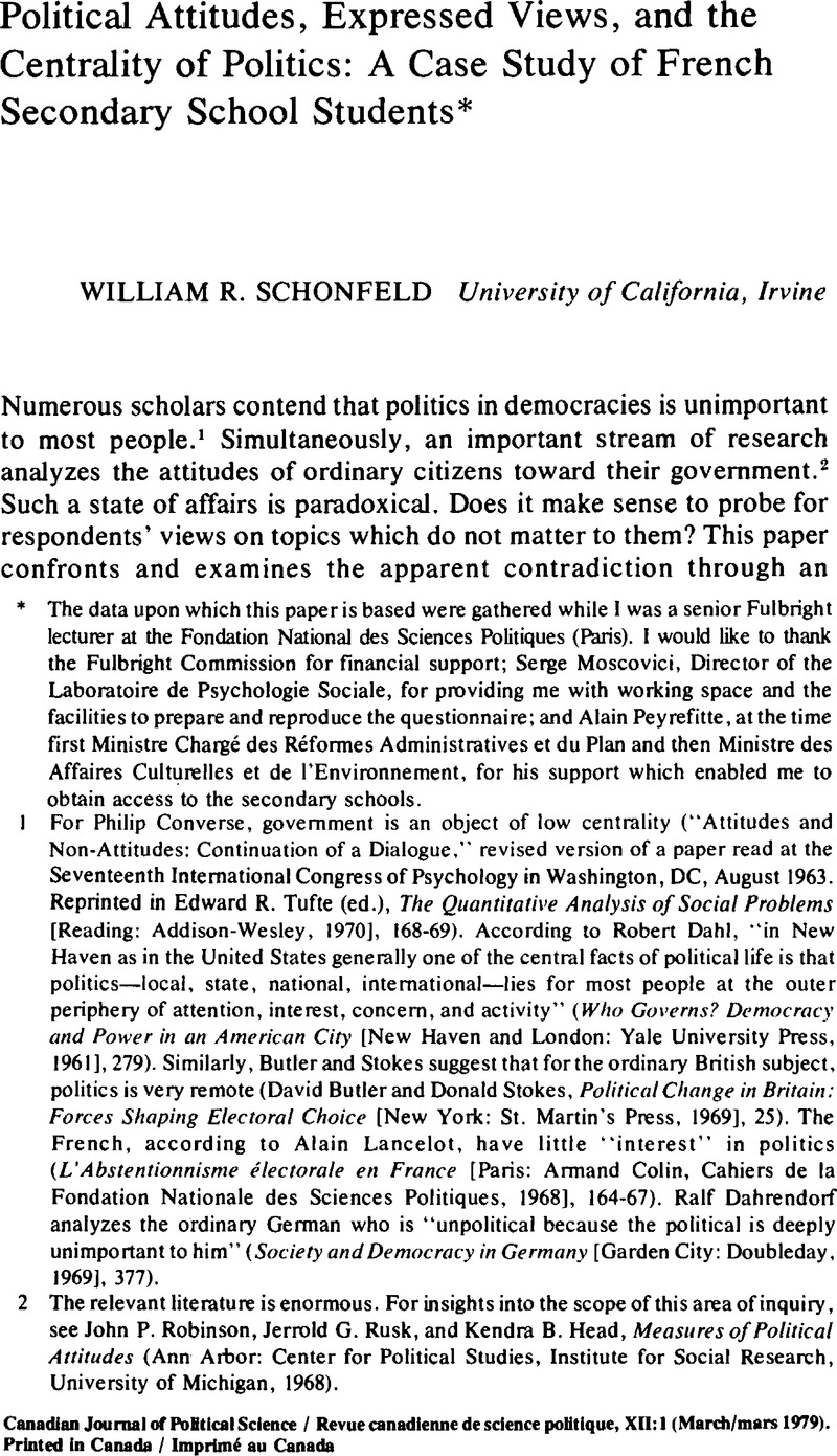 PDF) A STUDY OF ATTITUDE OF GOVERNMENT AND NON‐GOVERNMENT SCHOOL