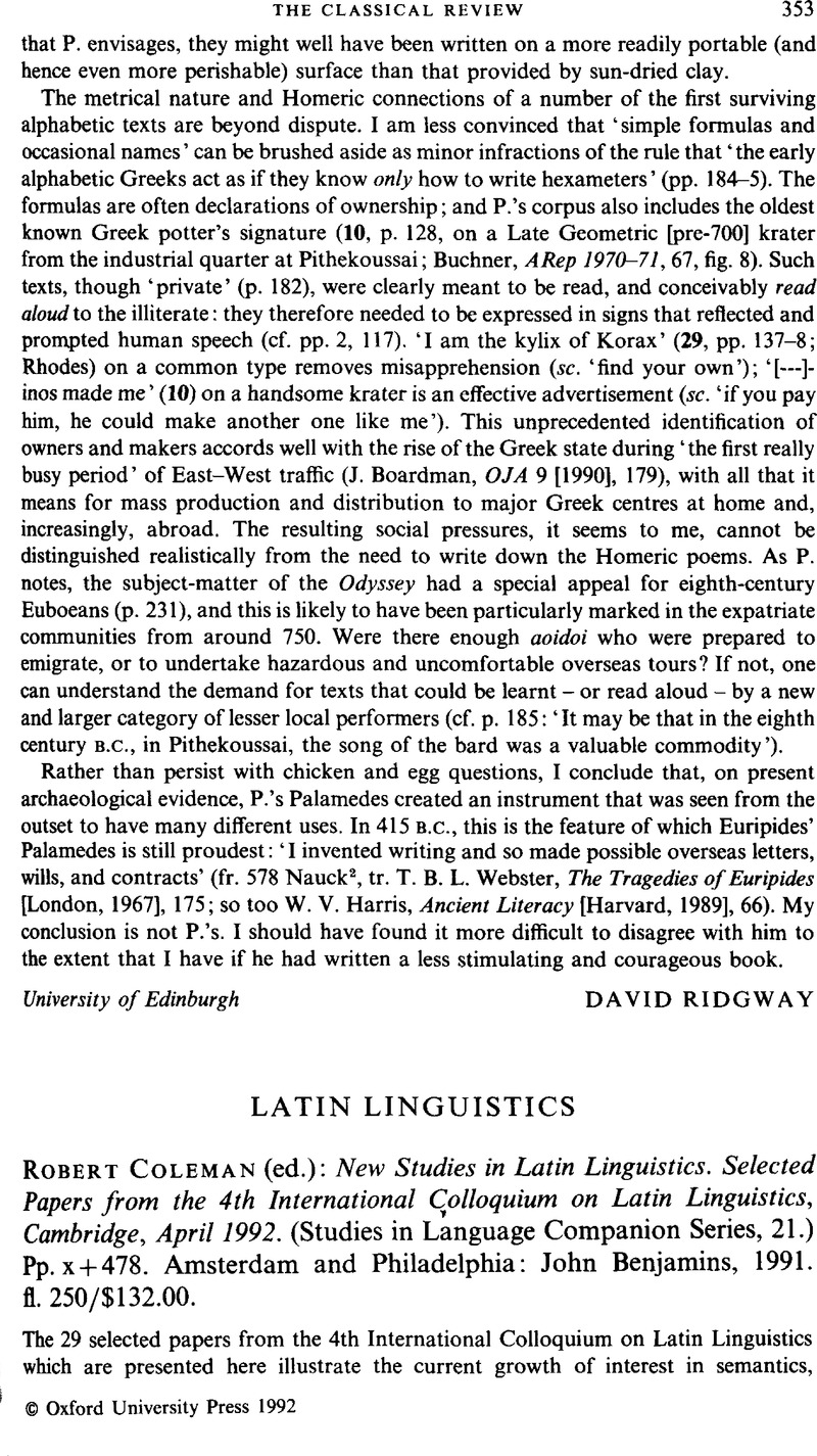 Studies in Language Companion Series