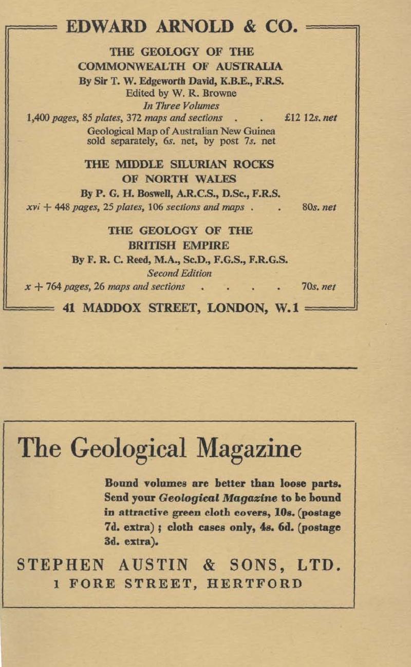 Geo Volume Issue 6 Cover And Back Matter Geological Magazine Cambridge Core