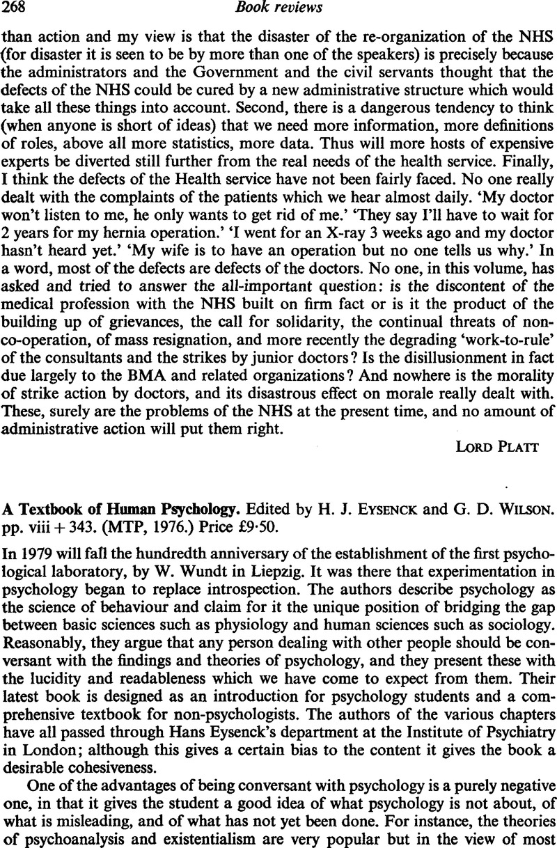 interesting articles on human psychology