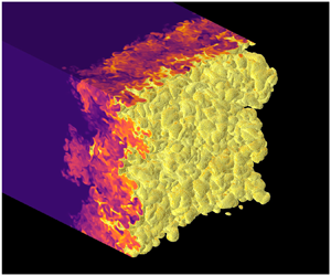 Simulation And Flow Physics Of A Shocked And Reshocked High Energy Density Mixing Layer Journal Of Fluid Mechanics Cambridge Core