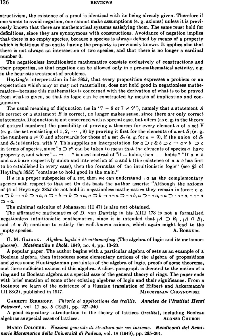 U M Gajduk Algebra Logiki I Ee Metamorfozy The Algebra Of Logic And Its Metamorphoses Matematika V Skole 1949 No 4 Pp 13 The Journal Of Symbolic Logic Cambridge Core
