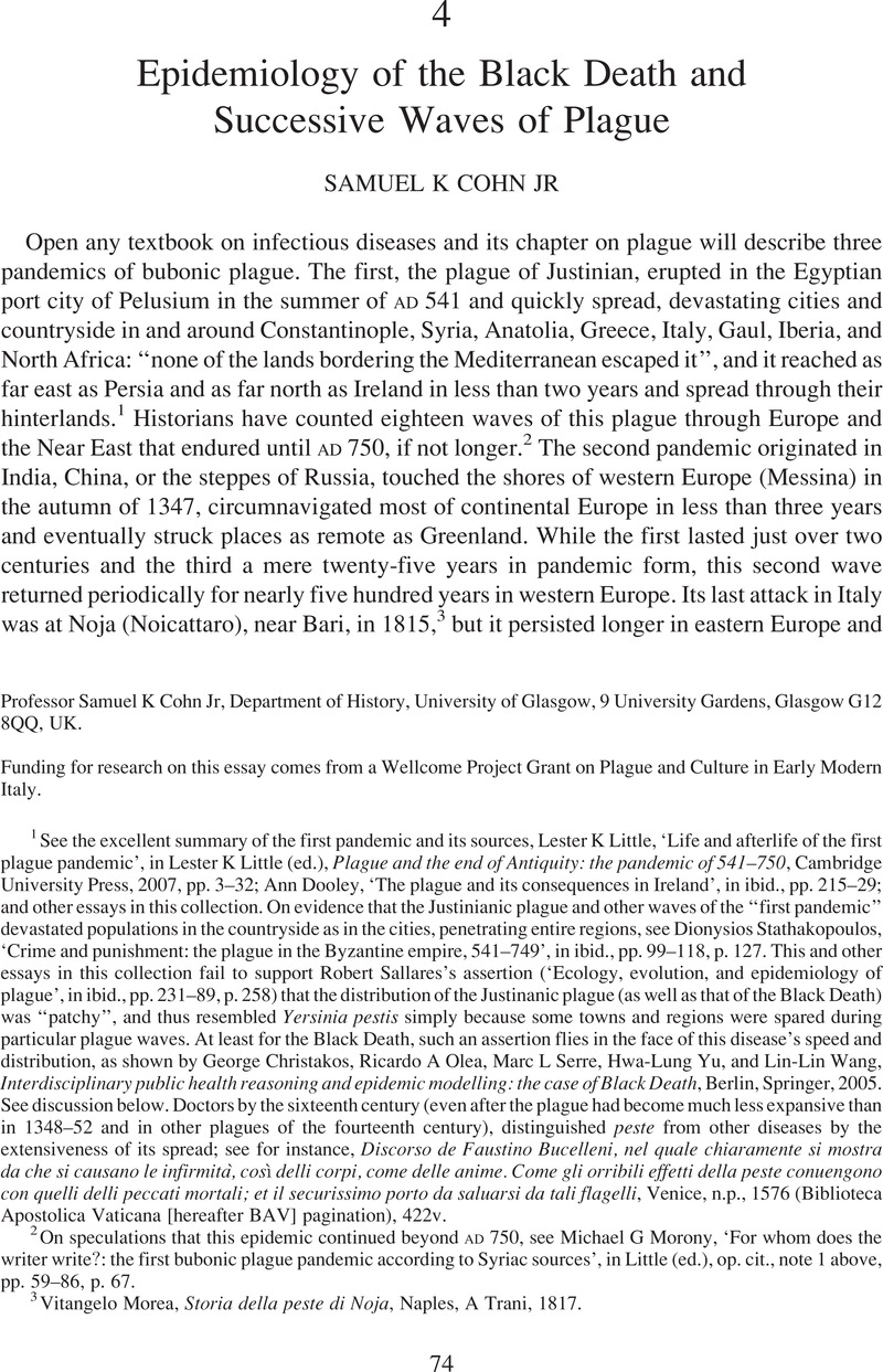 Реферат: The Black Plague Essay Research Paper