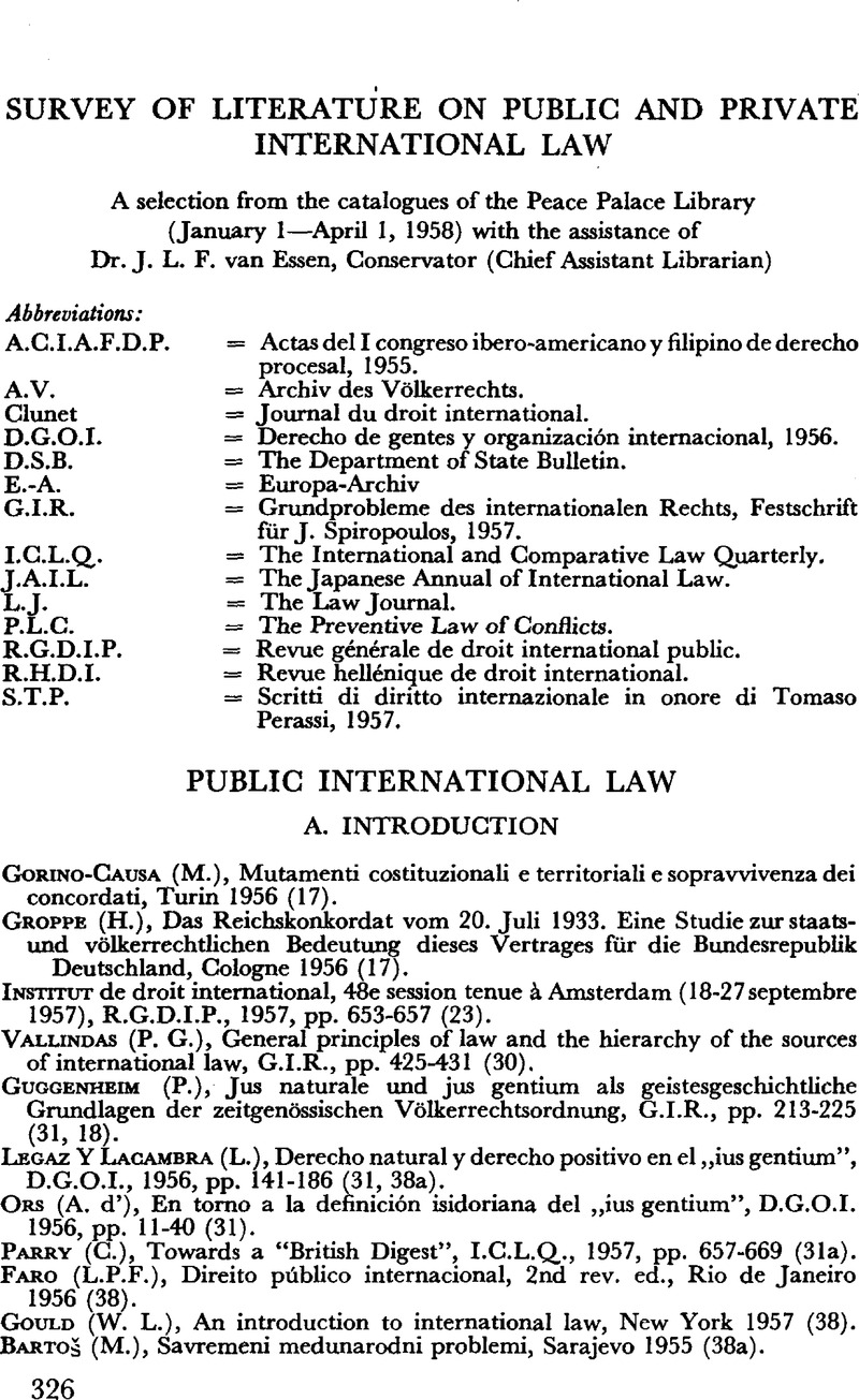 Period January 1 April 1 1958 Netherlands International Law Review Cambridge Core