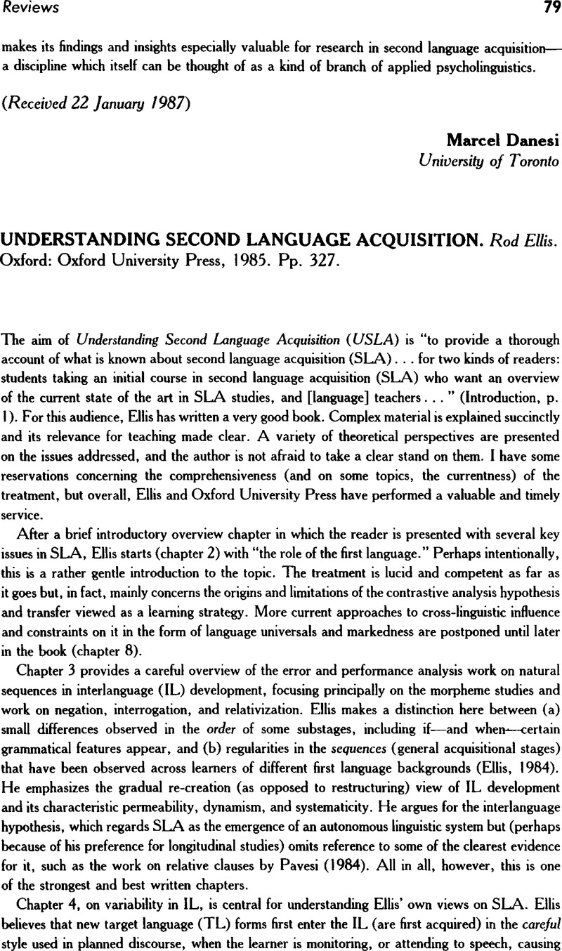 Rod ellis the study of second language acquisition pdf viewer