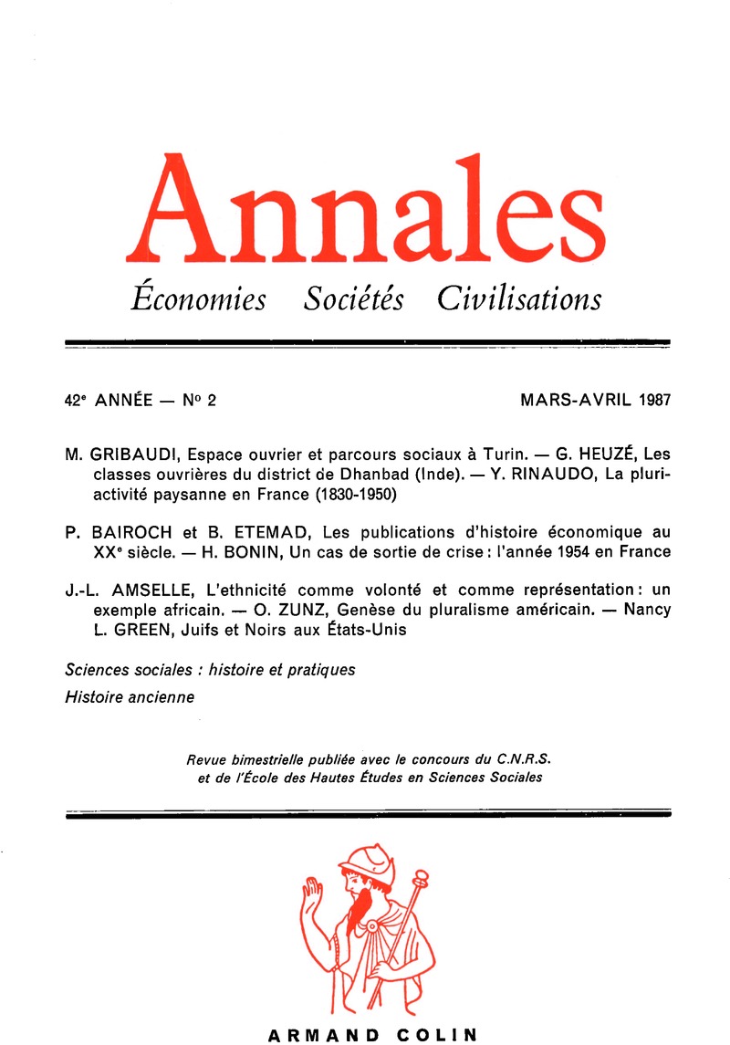 Ahs Volume 42 Issue 2 Cover And Front Matter Annales Histoire Sciences Sociales Cambridge Core