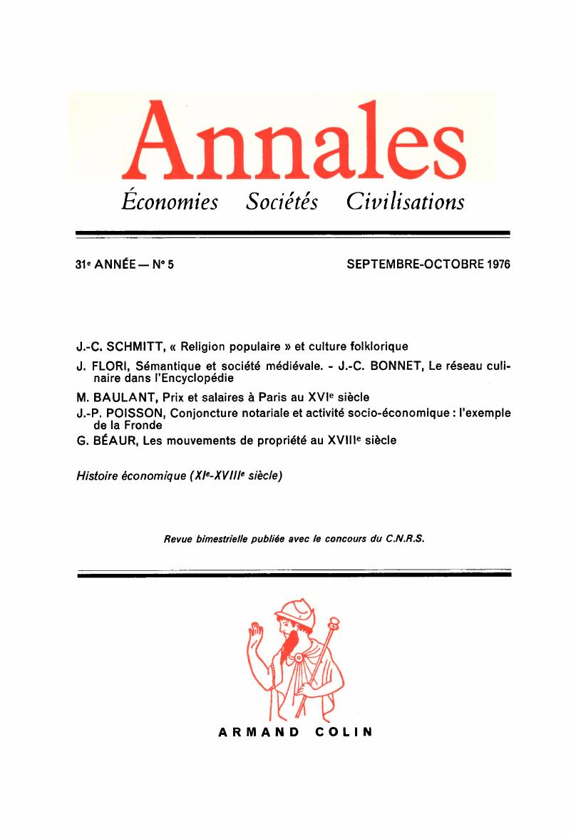 Ahs Volume 31 Issue 5 Cover And Front Matter Annales Histoire Sciences Sociales Cambridge Core