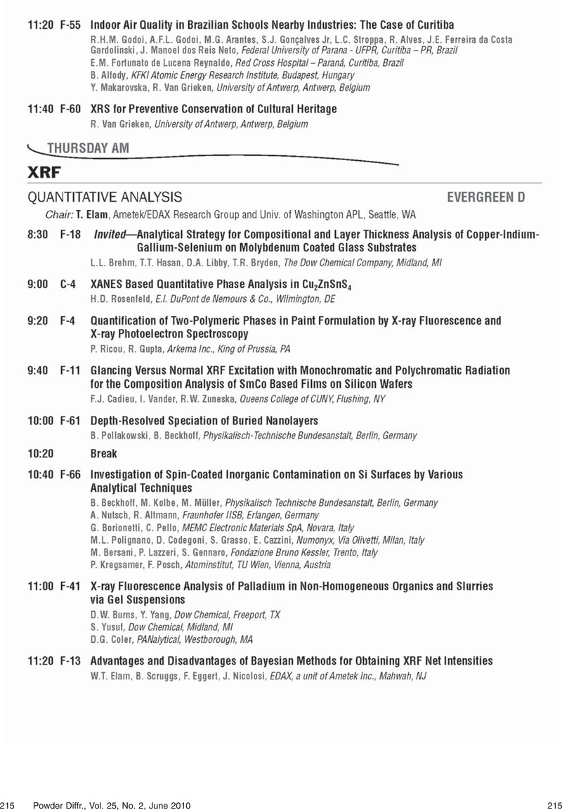 F 13 Advantages And Disadvantages Of Bayesian Methods For Obtaining Xrf Net Intensities Powder Diffraction Cambridge Core