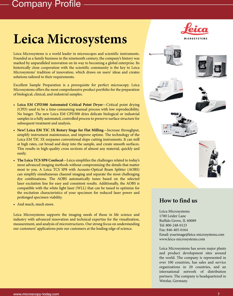 Leica Microsystems Microscopy Today Cambridge Core