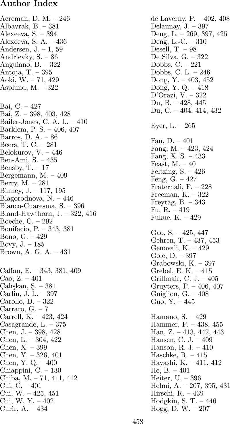 Iau Volume 9 Issue S298 Cover And Back Matter Proceedings Of The International Astronomical Union Cambridge Core