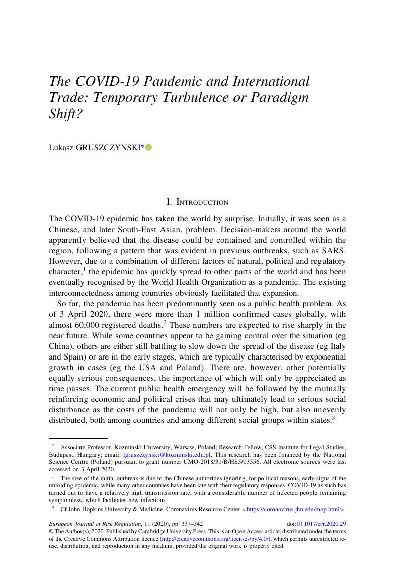 Chapter 2: the expansion of trade agreements Chapter 2: the expansion of trade agreements