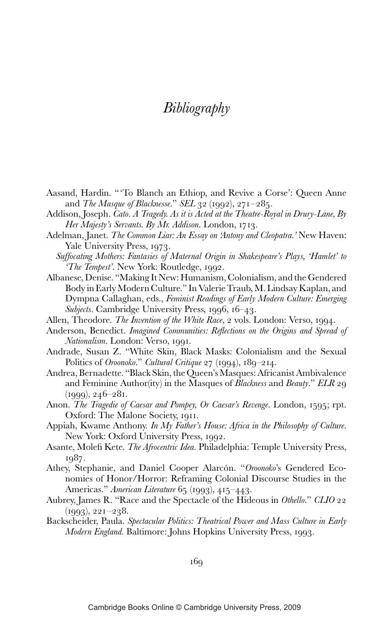 800px x 1286px - Bibliography - Women and Race in Early Modern Texts
