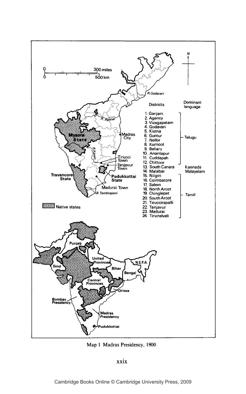madras map