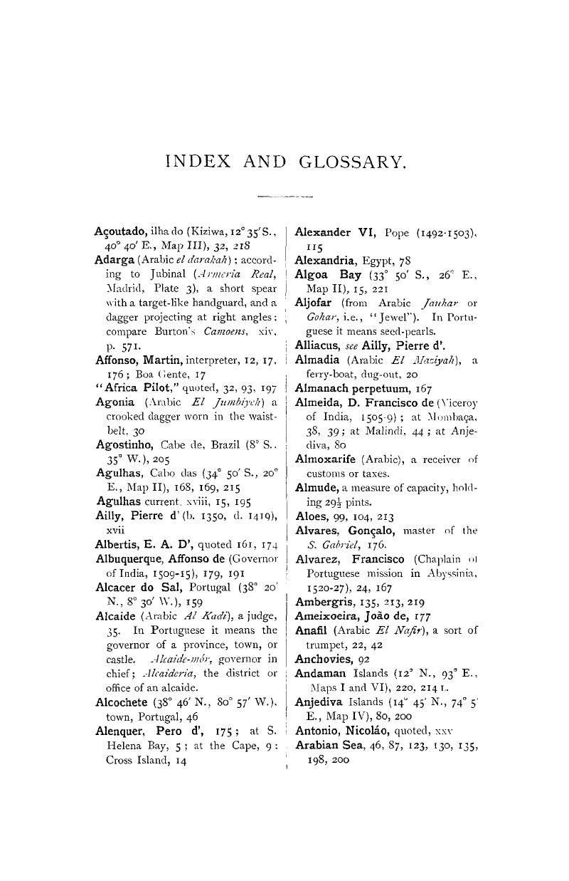 what is index and glossary in a book