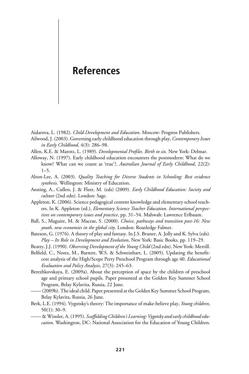 REFERENCES - 1994 - Monographs of the Society for Research in Child  Development - Wiley Online Library
