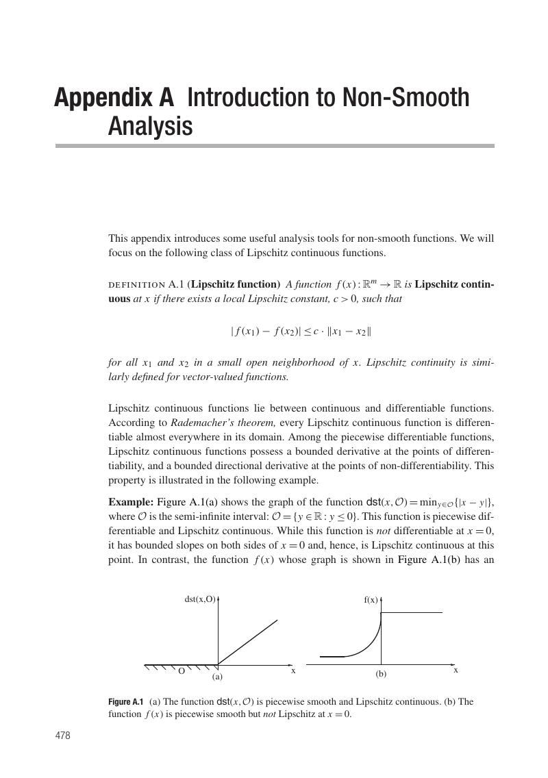 Introduction to Non-Smooth Analysis (Appendix A) - The Mechanics