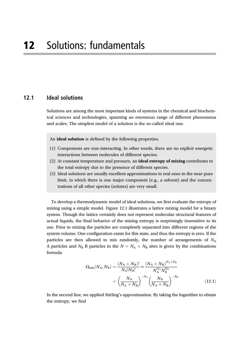 Nog steeds heerser rek Solutions: fundamentals (Chapter 12) - Thermodynamics and Statistical  Mechanics