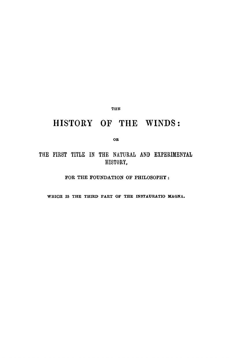 The Winds of History