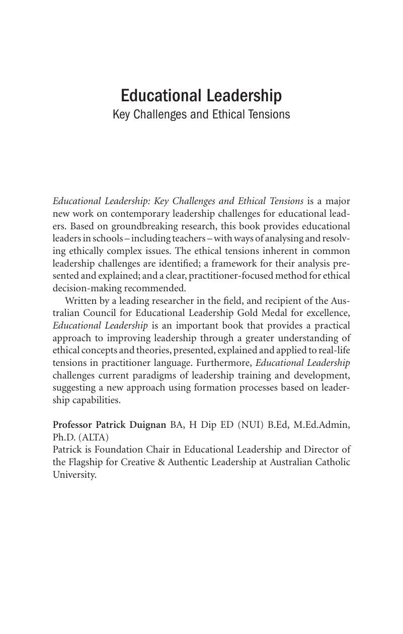 contemporary issues in leadership pdf