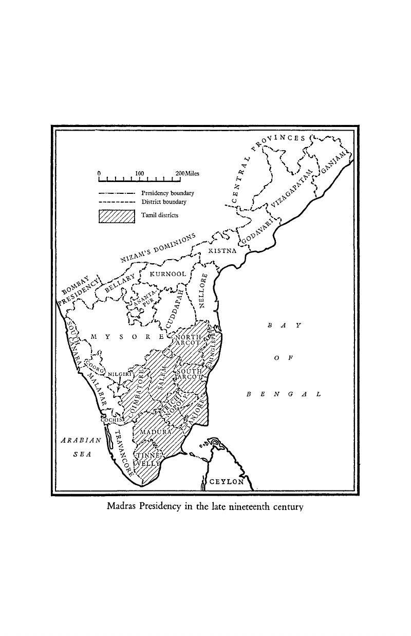 Map of the Madras Presidency - Land and Caste in South India