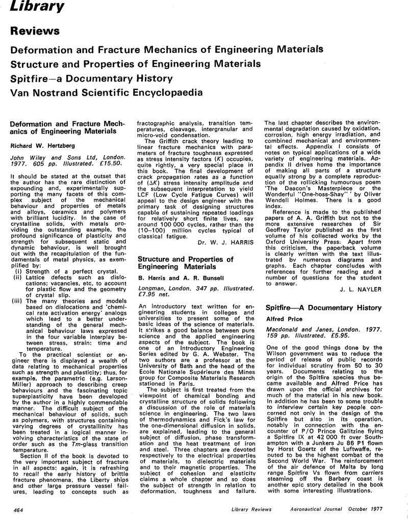 DEFORMATION AND FRACTURE MECHANICS OF ENGINEERING MATERIALS HERTZBERG PDF