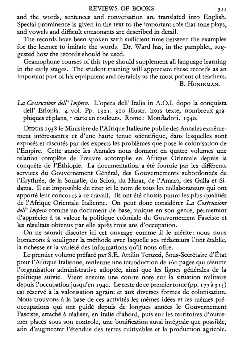 La Costruzione Dell Impero L Opera Dell Italia In A O I Dopo La