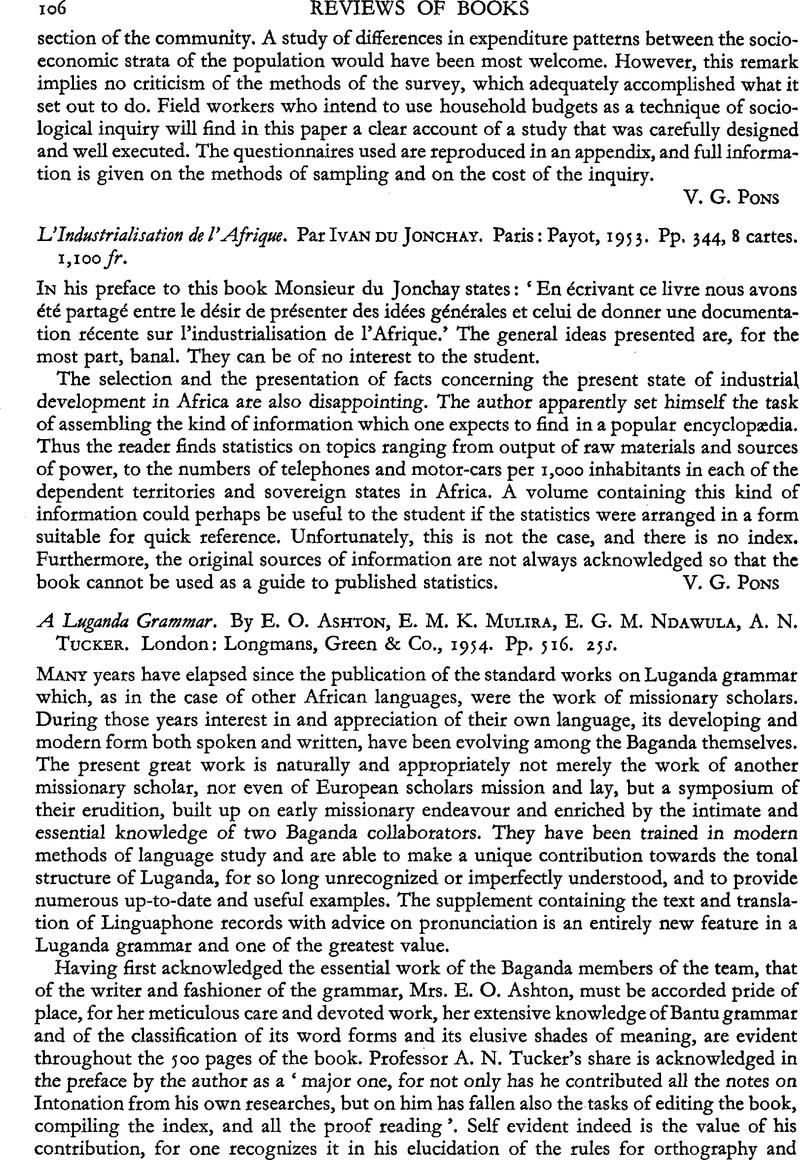 L'Industrialisation de l'Afrique. Par Ivan du Jonchay. Paris: Payot ...