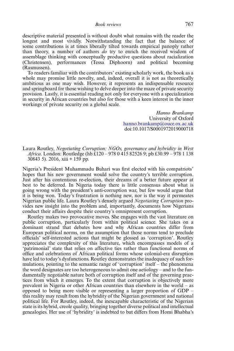 Laura Routley Laura Routley, Negotiating Corruption: NGOs, governance and hybridity ...