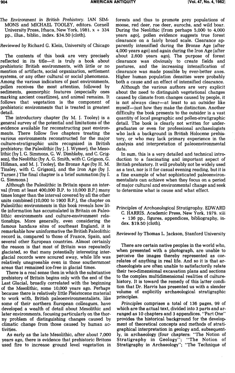 Principles of Archaeological Stratigraphy. Edward C. Harris Academic ...