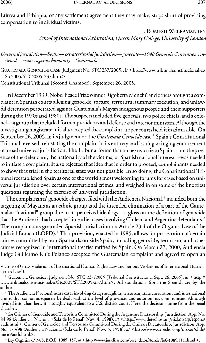 guatemala genocide essay