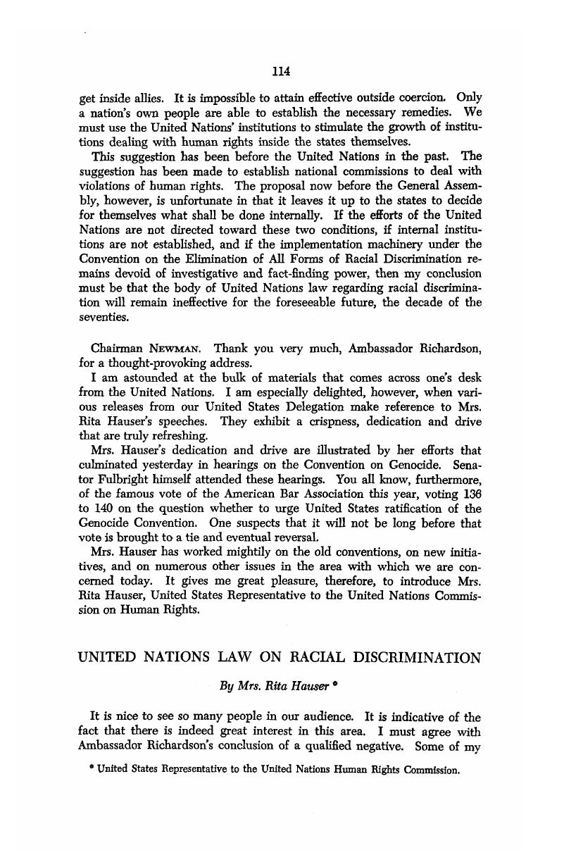 United Nations Law On Racial Discrimination American Journal Of