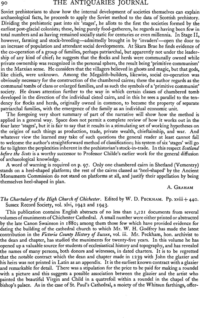 The Chartulary of the High Church of Chichester. Edited by W. D ...