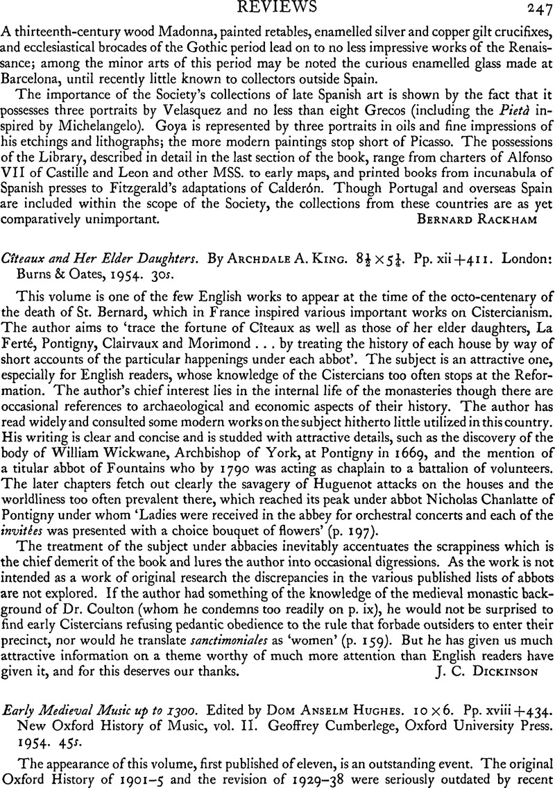 New Oxford History of Music, Early Medieval Music up to 1300