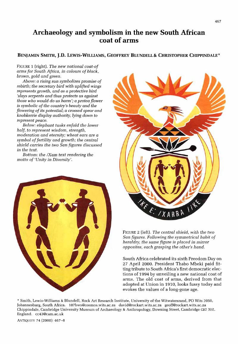 archaeology-and-symbolism-in-the-new-south-african-coat-of-arms