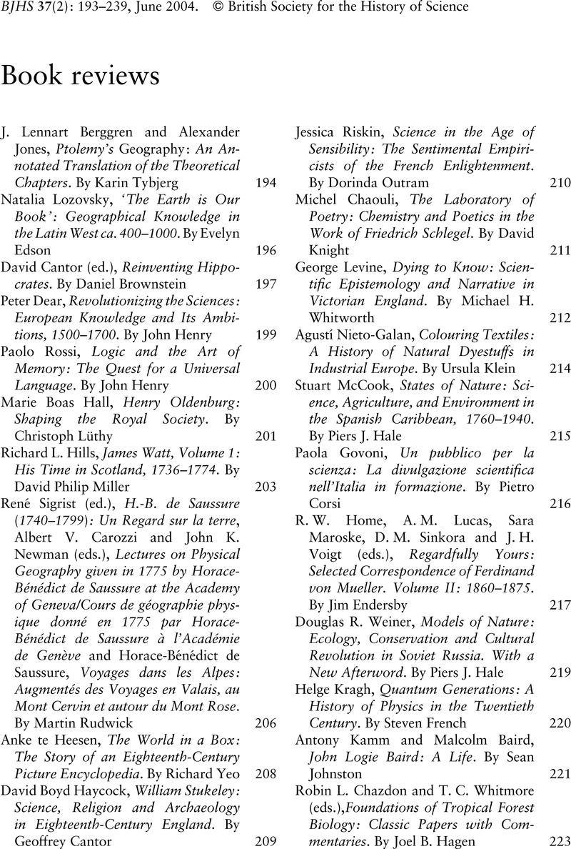 Dying to Know: Scientific Epistemology and Narrative in Victorian England