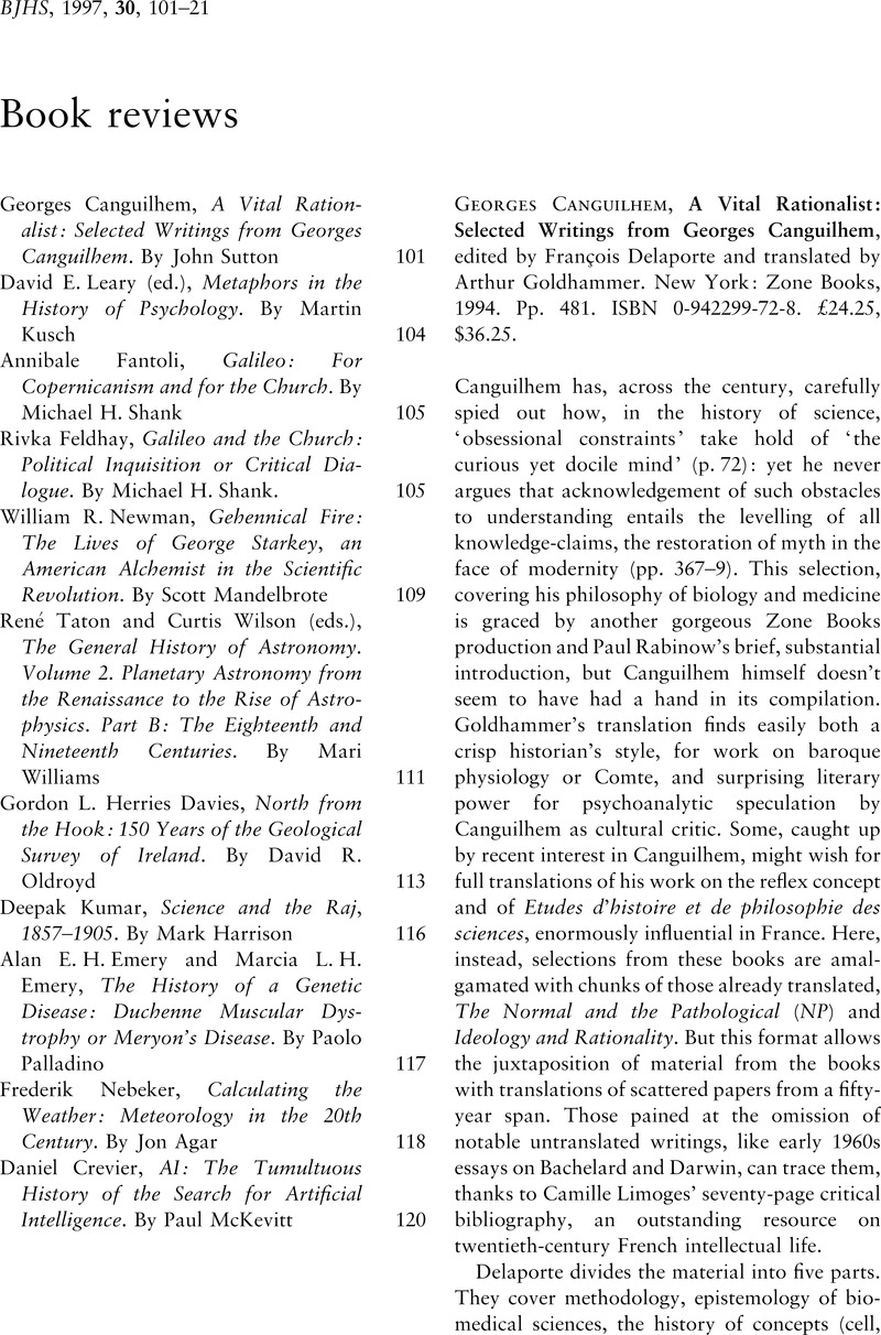Alan E. H. Emery and Marcia L. H. Emery, The History of a Genetic ...