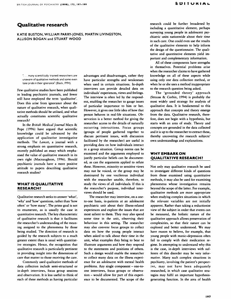 descriptive qualitative research journal pdf
