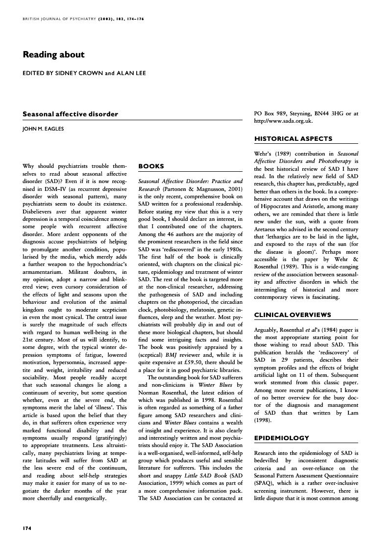 journal of affective disorders cover letter