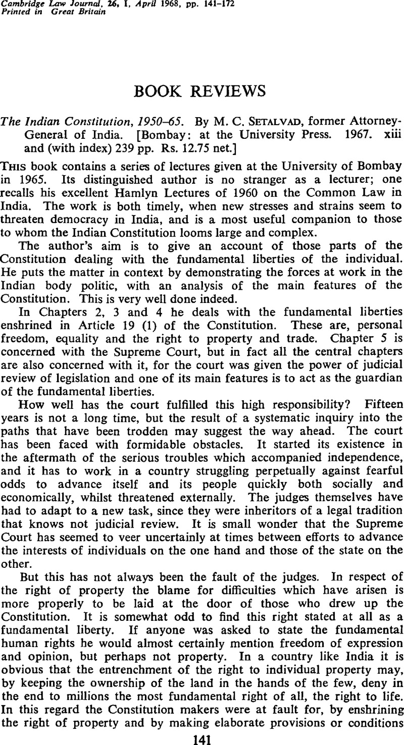 the-indian-constitution-1950-65-by-m-c-setalvad-former-attorney