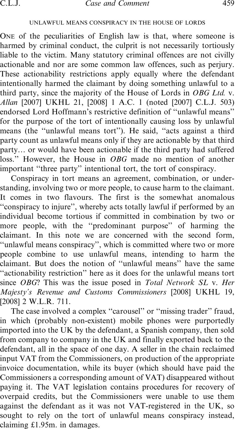 unlawful-means-conspiracy-in-the-house-of-lords-the-cambridge-law